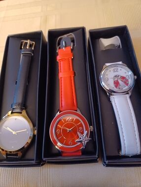 Three Avon Watches  New In Boxes